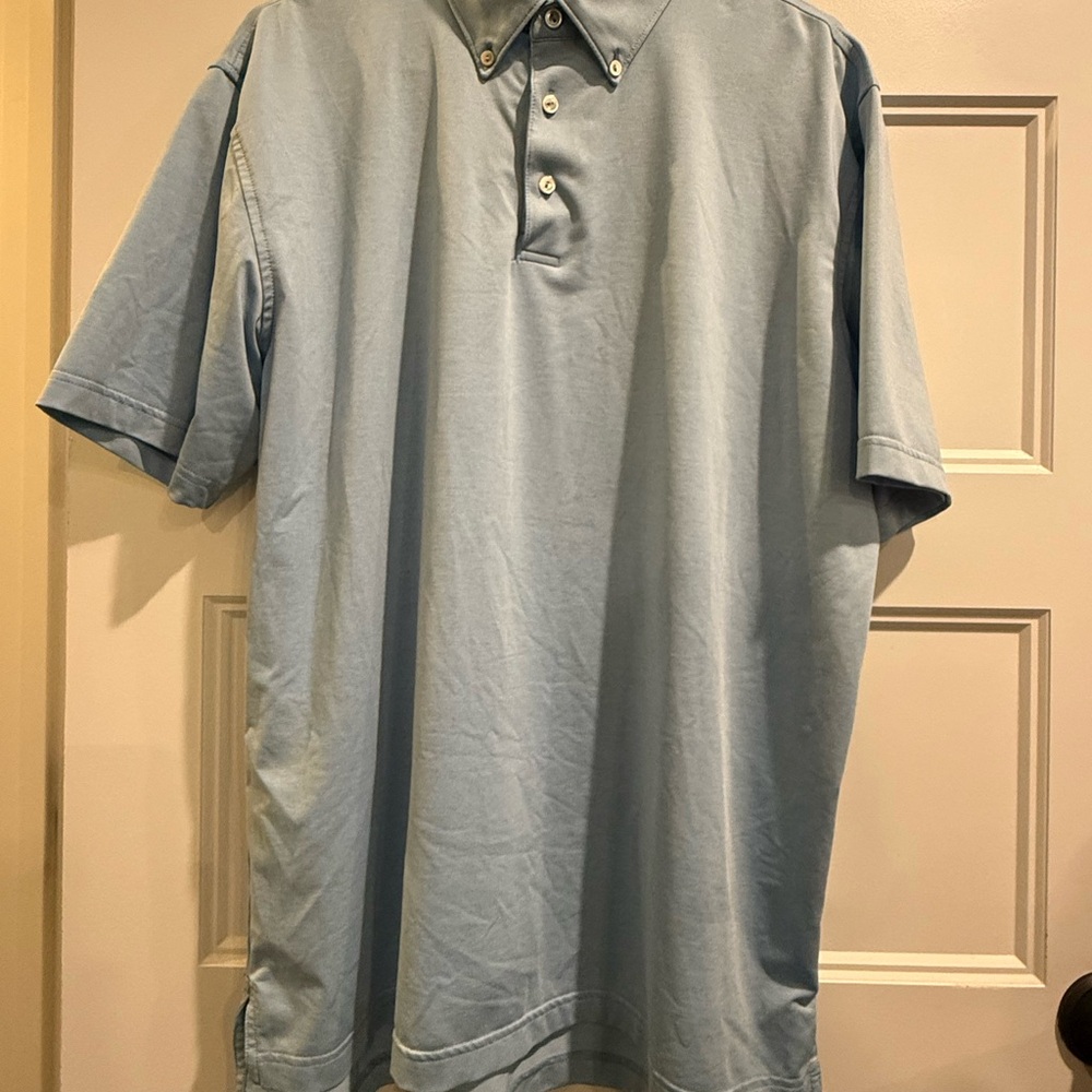 Peter Millar Blue Polo Shirt Classic Design